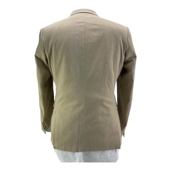 Grace Karin Men's NWT 2 Button Double Vent Lightweight Blazer Tan Size Medium